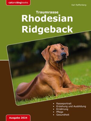 cover image of Traumrasse--Rhodesian Ridgeback